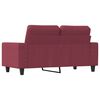vidaXL 2-personers sofa 120 cm stof vinr&oslash;d