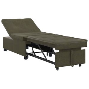 vidaXL Sovesofa Army Gr&oslash;n 194 x 67 x 82 cm Huahua Stof