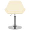 vidaXL barstol stof cremefarvet