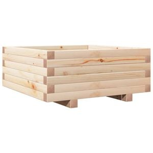 vidaXL plantekasse 60x60x26,5 cm massivt fyrretr&aelig;