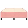 vidaXL Boxspring sengeramme 120x200 cm fl&oslash;jl pink