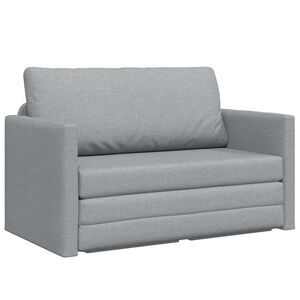 vidaXL Sovesofa Lysegr&aring; 124 x 71 x 78 cm Stof