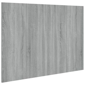 vidaXL sengeg&aelig;rde 120x1,5x80 cm konstrueret tr&aelig; gr&aring; sonoma-eg