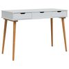 vidaxl Kl&aelig;deskab FAUSKE Hvid 112 x 50 x 78 cm