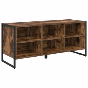 vidaXL Sko skab 100 x 35 x 44 cm Konstrueret tr&aelig; R&oslash;get Eg