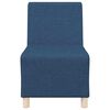 vidaXL Modulsofa enhed uden arme 2 pcs Bl&aring; 55 x 74 x 82 cm Stof