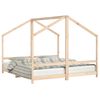 vidaXL sengeramme til juniorseng 2x(90x190) cm massivt fyrretr&aelig;