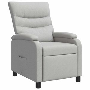 vidaXL Recliner Skygr&aring; Stof