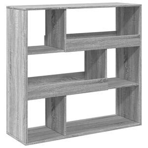 vidaXL rumdeler 100x33x94,5 cm konstrueret tr&aelig; gr&aring; sonoma-eg