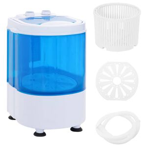 vidaXL mini-vaskemaskine enkelttromle 2,6 kg