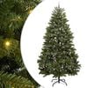 vidaXL Kunstigt juletr&aelig; 300 cm 300 LED'er Varm hvid PVC og St&aring;l Gr&oslash;n