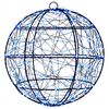 vidaXL Julefinial lys 300 LED'er Bl&aring; Diameter 30 x 32 cm