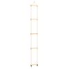 vidaXL rebstige til b&oslash;rn 30x168 cm massivt tr&aelig; og PE