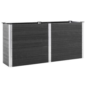 vidaXL h&oslash;jbed 200x50x91 cm WPC gr&aring;