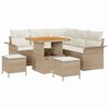 vidaXL Havesofa S&aelig;t 8 stk. 7-Antal s&aelig;der Beige og creme