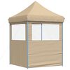 vidaXL Party Tent Beige 200 x 200 x 306 cm Oxford stof