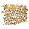 vidaXL espalier med kunstige ahornblade 180x60 cm udvidelig orange