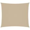 vidaXL solsejl 2x2,5 m rektangul&aelig;r oxfordstof beige