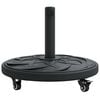 vidaXL Parasolfod Sort &Oslash;38-48 mm PE, beton og jern