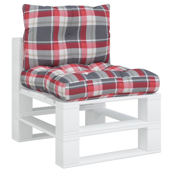 vidaXL pallehynder 2 stk. stof r&oslash;dternet