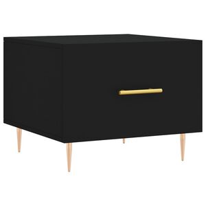 vidaXL sofabord 50x50x40 cm konstrueret tr&aelig; sort