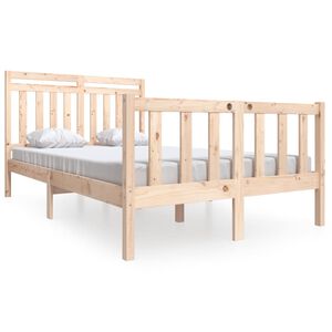 vidaXL sengeramme 120x200 cm massivt tr&aelig;