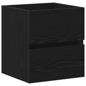 vidaXL underskab til h&aring;ndvask 41x38,5x45 cm konstrueret tr&aelig; sort-eg