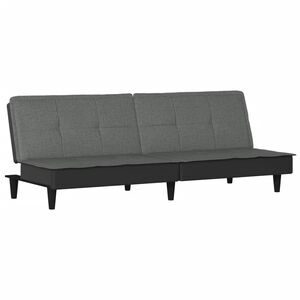 vidaXL sovesofa stof m&oslash;rkegr&aring;