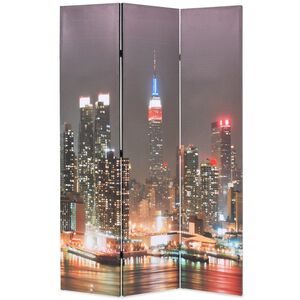 vidaXL foldbar rumdeler 120 x 170 cm New York by Night