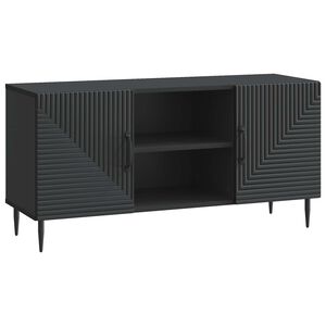 vidaXL TV-skab Sort 102 x 34,5 x 50 cm Konstrueret tr&aelig;