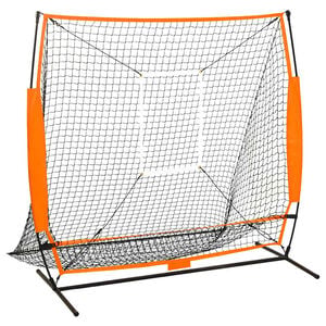 vidaXL multisport tr&aelig;ningsnet til baseball 174x76x158,5 cm sort