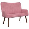 vidaXL 2-personers sofa Lyser&oslash;d 115 x 61 x 87 cm Velour (V)