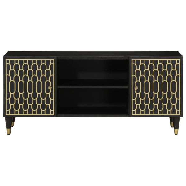 vidaXL tv-bord 105x33x46cm massivt mangotr&aelig;