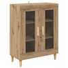 vidaXL Sideboard Artisan Egetr&aelig; 69,5 x 34 x 90 cm Konstrueret tr&aelig;