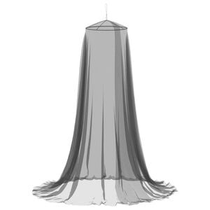 vidaXL Myggenet til seng 156 mesh Sort ⌀56 x 220 cm Polyester