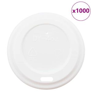 vidaXL papirkopl&aring;g &Oslash;60 mm 4 oz 1000 stk. hvid plast