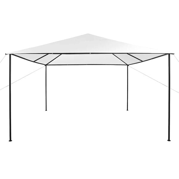 vidaXL havepavillon 4x4x3 m 180 g/m&sup2; hvid