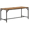 vidaXL spisebord 160x80x75 cm massivt ru mangotr&aelig;
