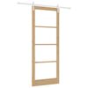 vidaXL Skyded&oslash;r ORKDAL Naturfarvet 93 x 232 cm