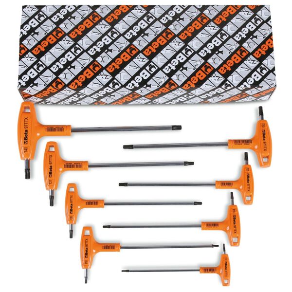 Beta Tools unbrakon&oslash;gles&aelig;t med h&aring;ndtag 97TTX/S6 6 dele