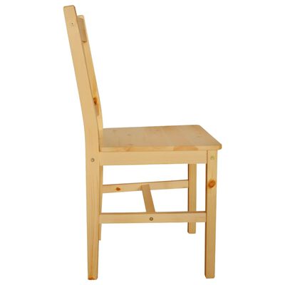vidaXL spisebordsstole 6 stk. fyrretræ