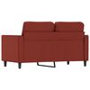 vidaXL 2-personers sofa 120 cm kunstl&aelig;der vinr&oslash;d