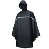 Willex regnponcho med h&aelig;tte onesize sort