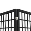 vidaXL 6-panels rumdeler 240x170 cm foldbar japansk stil sort