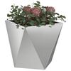 vidaXL Plantekasse 2 pcs S&oslash;lv 30 x 30 x 30 cm Galvaniseret st&aring;l