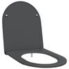 vidaXL Toilet s&aelig;de Antracit 47 x 36 x 3,4 cm Duroplast