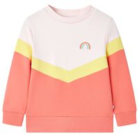 Sweatshirt til børn str. 92 lyserød