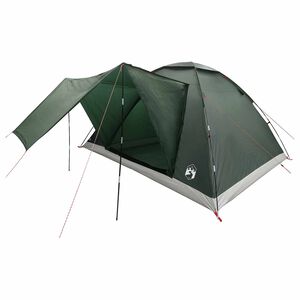 vidaXL Camping telt 6-personers Army Gr&oslash;n Polyester og St&aring;l
