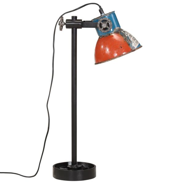 vidaXL skrivebordslampe 25 W 15x15x55 cm E27 flerfarvet
