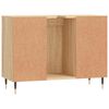 vidaXL badeværelsesskab 80x33x60 cm konstrueret træ sonoma-eg